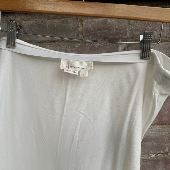NWT Women’s Anthropologie Tilda Slip Skirt Ivory Cream Large - Picture 8 of 10